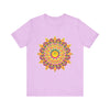 Vibrant Mandala T-Shirt featuring colorful spiritual art and intricate designs