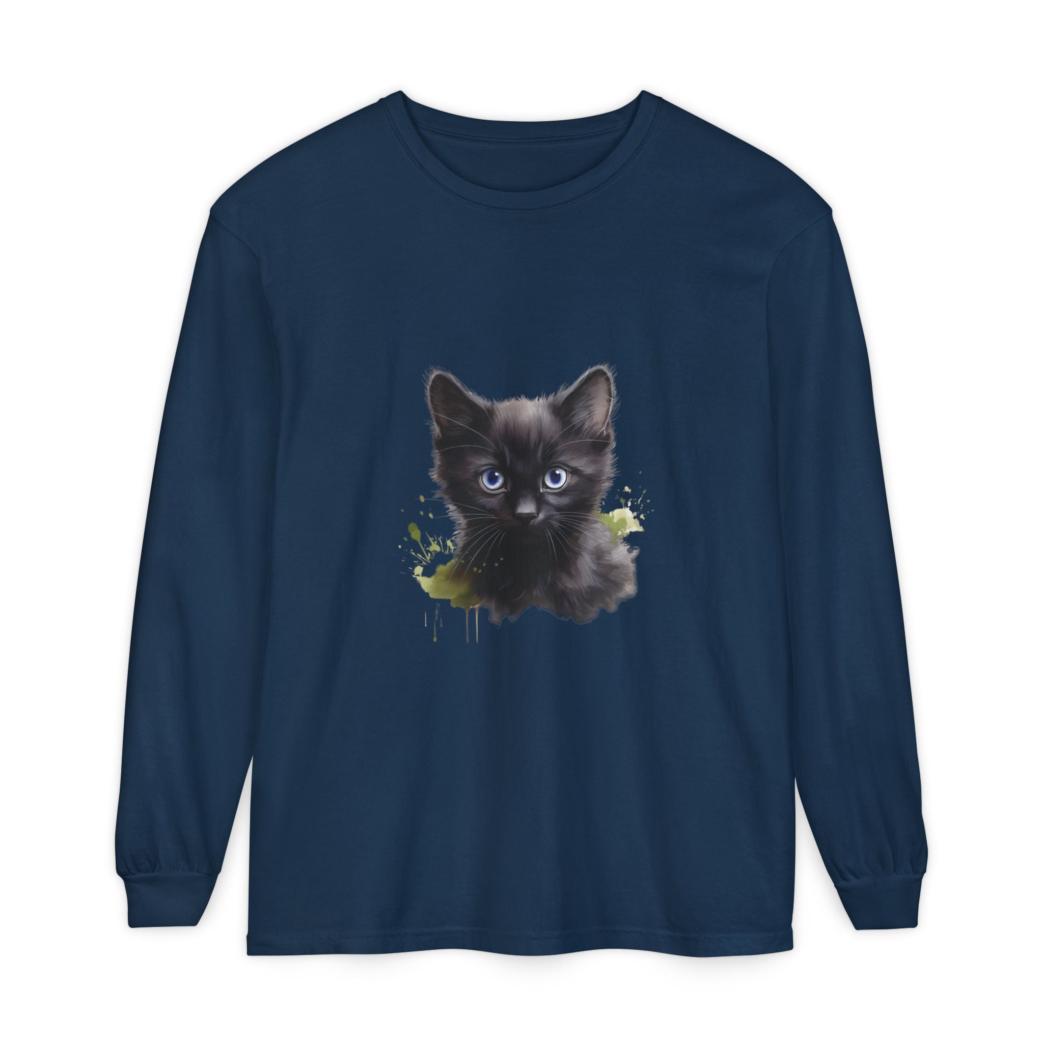 Mystic Black Cat - Long Sleeve T-Shirt