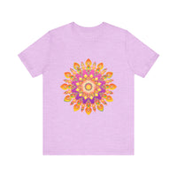 Vibrant Mandala T-Shirt featuring intricate and colorful design inspired by traditional Indian art, perfect for adding a pop of color and style to your wardrobe