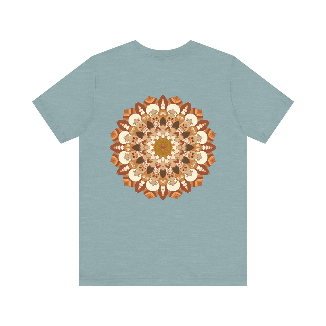  Mandala tee representing the connection between spirituality and nature