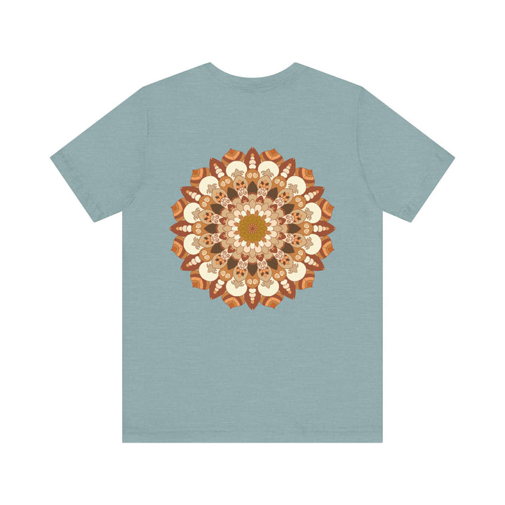  Mandala tee representing the connection between spirituality and nature