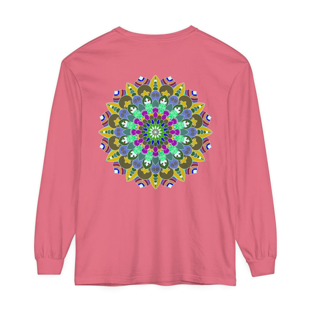 Colorful Mandala Long Sleeve T-Shirt - Spiritual Art 24