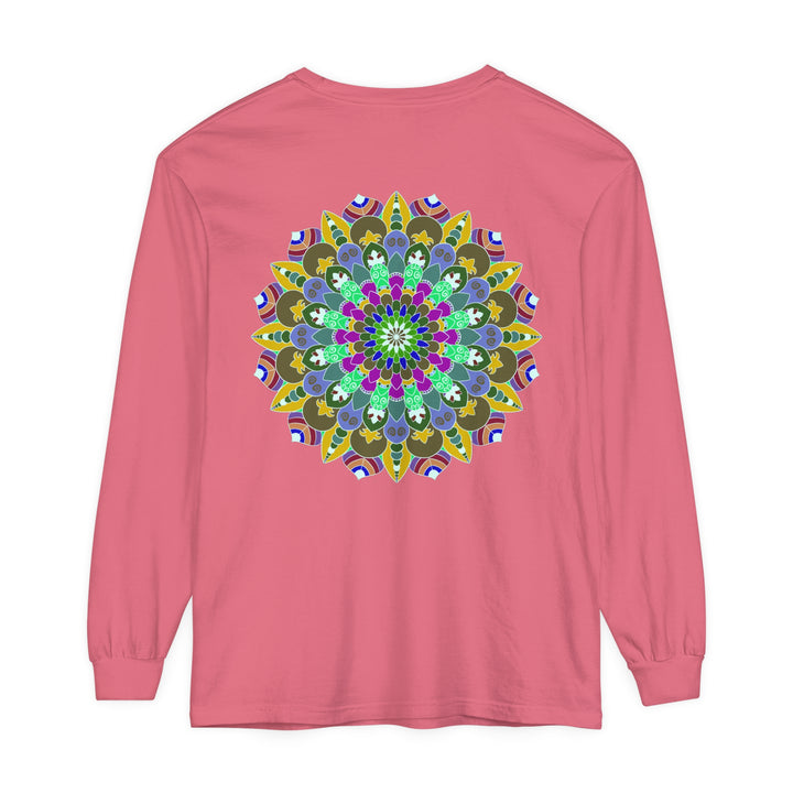 Colorful Mandala Long Sleeve T-Shirt - Spiritual Art 24