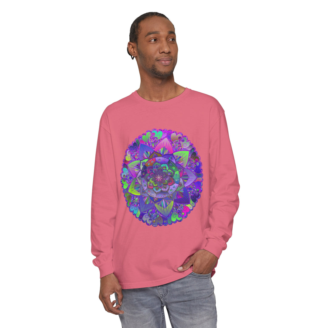 Intricate Mandala Long Sleeve T-Shirt - Psychedelic Art 25