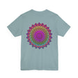 Comfortable and stylish tee with a colorful and intricate mandala design