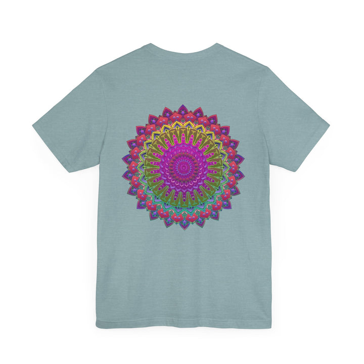 Comfortable and stylish tee with a colorful and intricate mandala design