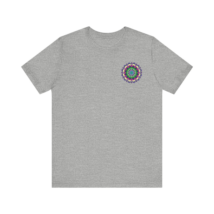 Beautiful mandala tee featuring intricate spiritual designs for peace and harmony