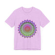 Vibrant Mandala T-Shirt with colorful and intricate design, perfect for adding a pop of color to your wardrobe