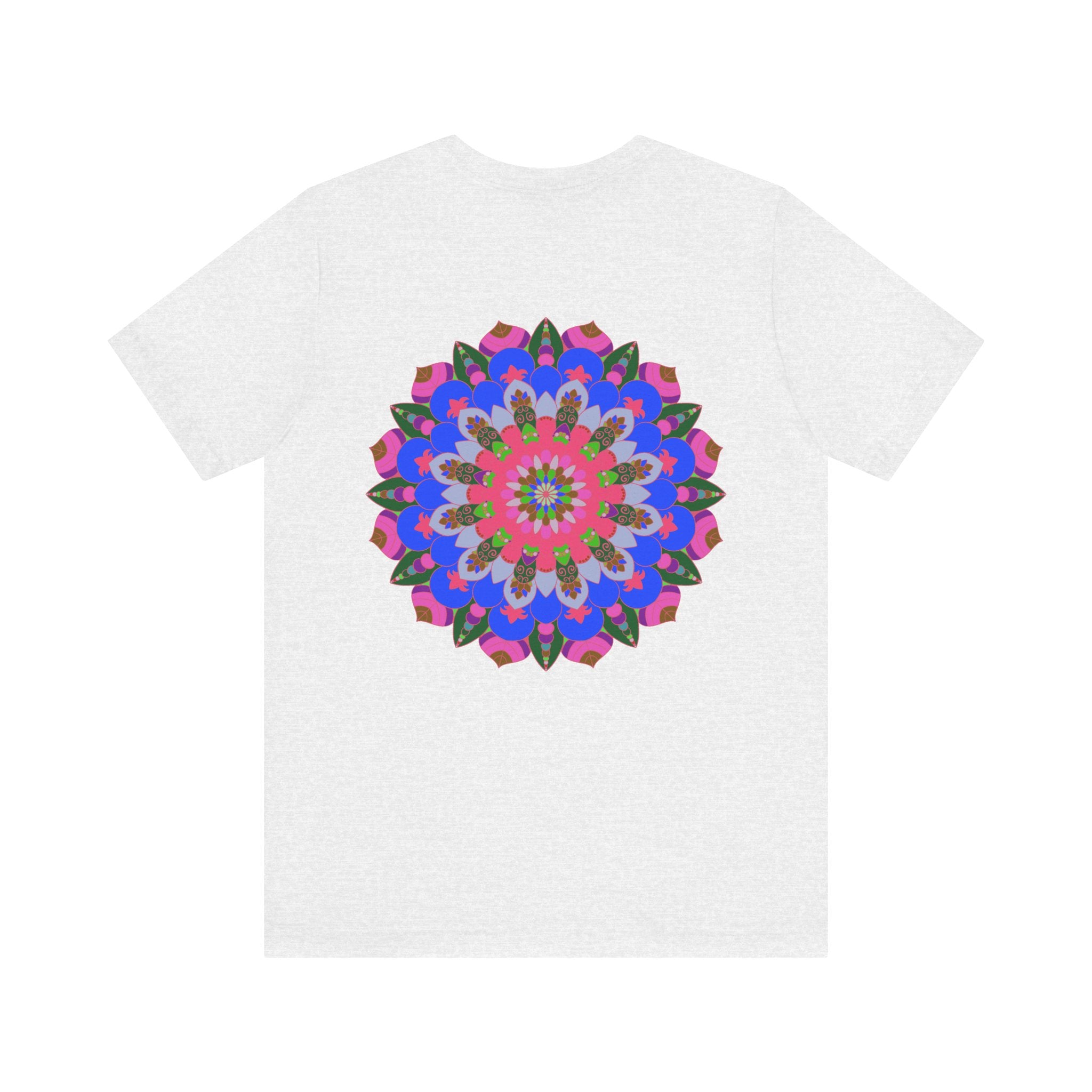 Vibrant Mandala Tee featuring intricate design symbolizing spiritual peace and harmony