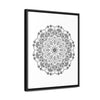 Black and White Mandala Handmade Art for Wall Display