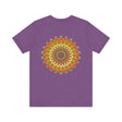 Vibrant Mandala Tee featuring intricate design symbolizing peace, harmony, and tranquility