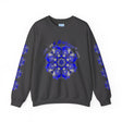 10th Anniversary Tin and Aluminum Love Unisex Sweatshirt in grey color with metallic print
