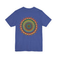 Front view of Vibrant Mandala Tee - Spiritual Peace & Harmony shirt with peaceful and vibrant design