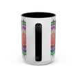 A vibrant and intricately designed Mandala Art Mug featuring colorful floral patterns and intricate details perfect for enjoying your favorite beverage