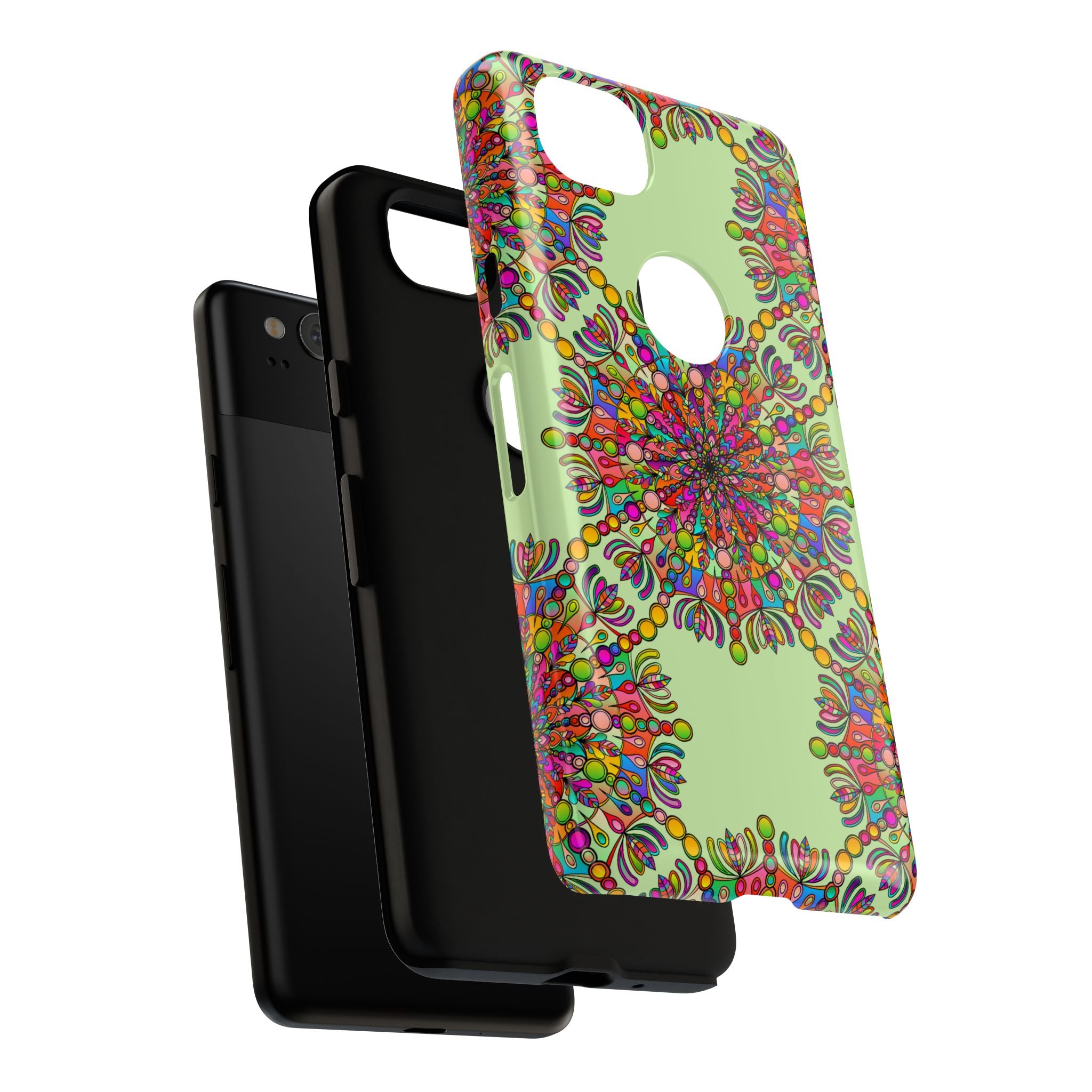 Vibrant Mandala iPhone & Google Pixel Case | Tough Cases