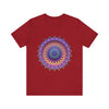 Vibrant and detailed mandala design tee for meditation and relaxation