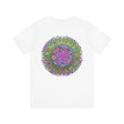 Vibrant Mandala Tee featuring intricate spiritual design for inner peace and harmony