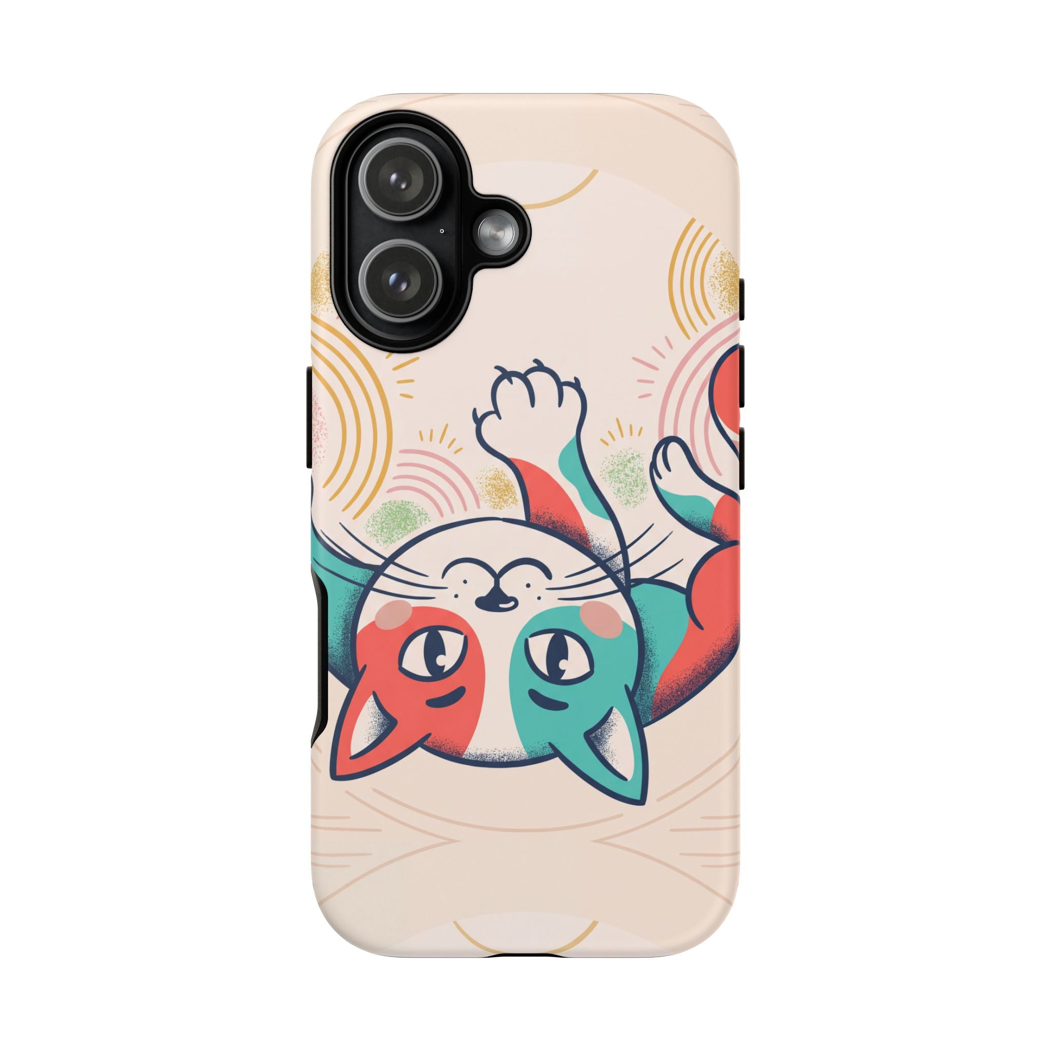 Phone Case — Cute Retro Calico Cat Protective Cover