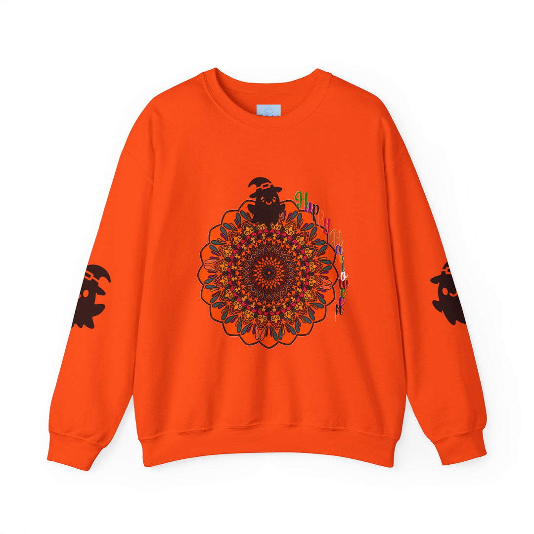 Unisex heavy blend crewneck sweatshirt with cute Halloween ghosts design