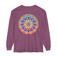 Colorful Mandala Long Sleeve T-Shirt - Psychedelic Art 27