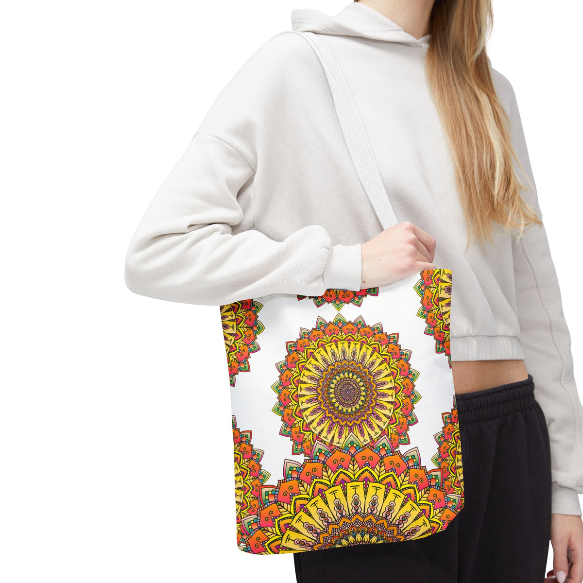 Solar Mandala Tote Bag