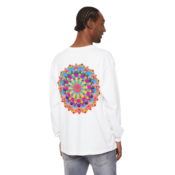 Colorful Mandala Long Sleeve T-Shirt - Psychedelic Art 20