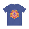 Vibrant Mandala Tee featuring mesmerizing psychedelic art in multiple colors