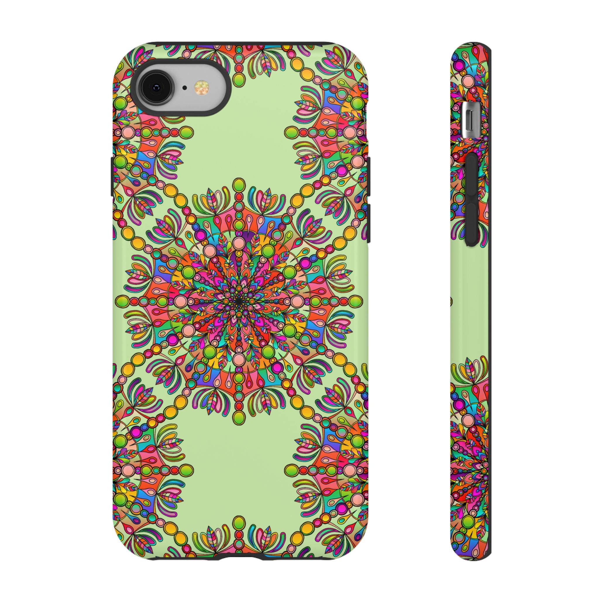 Intricate Mandala Phone Case in Lively Colors for Unique Style