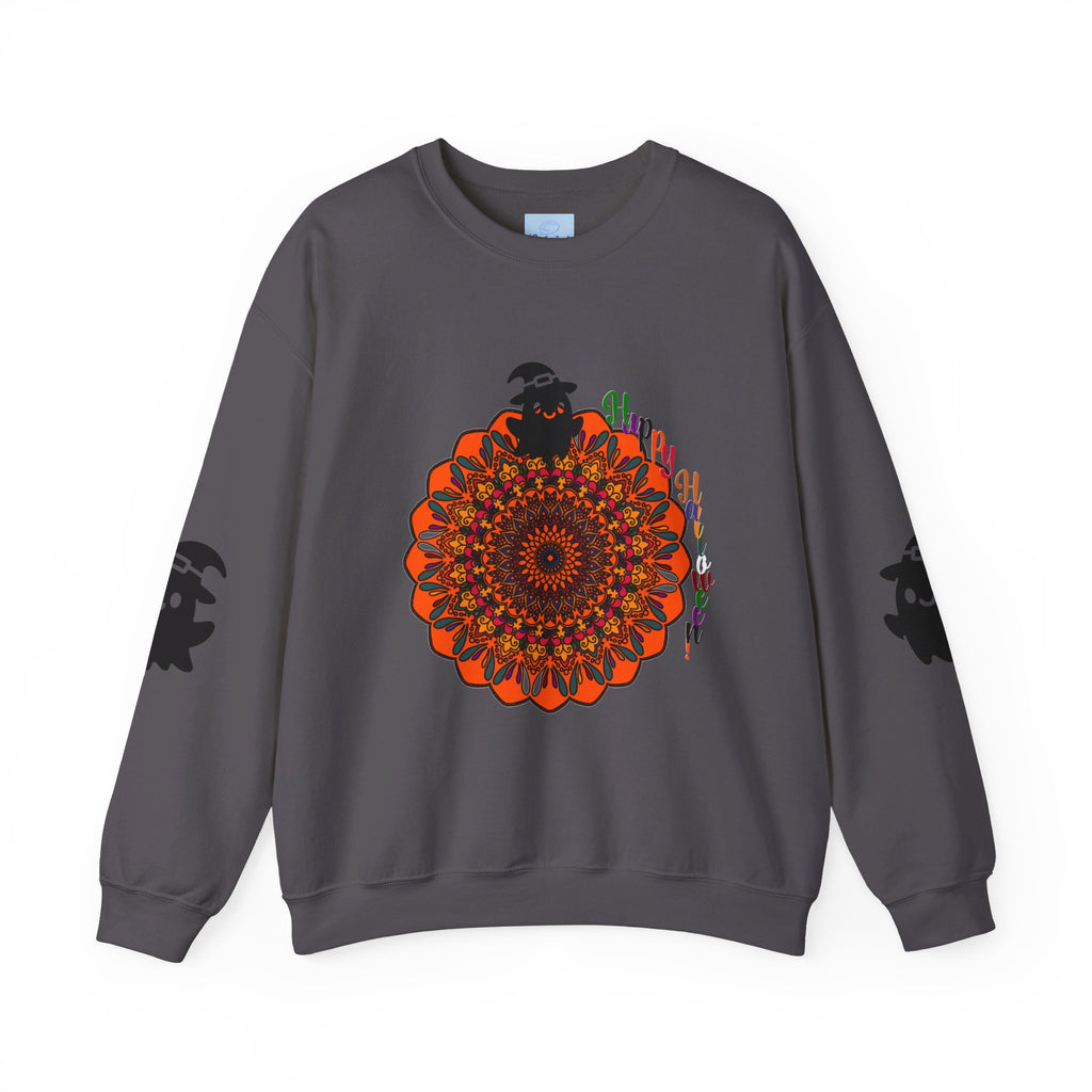 Unisex Heavy Blend™ Crewneck Sweatshirt featuring adorable ghost designs for Halloween