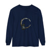 Black Cat Crescent Moon T-Shirt with mystical feline and lunar design