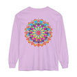 Colorful Mandala Long Sleeve T-Shirt - Psychedelic Art 42