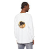 Black Cat & Moon Night Sky T-Shirt: A stylish and spooky graphic tee featuring a black cat against a full moon and starry night sky