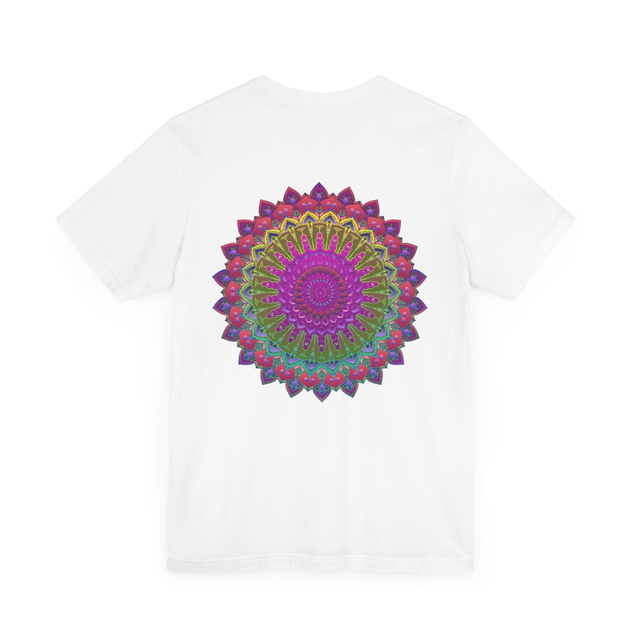 Eye-catching and symbolic mandala tee for a sense of spiritual harmony