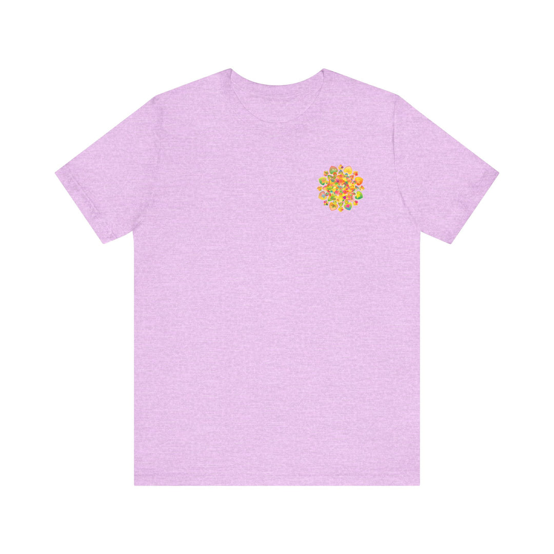 Vibrant Mandala Tee featuring intricate design symbolizing spiritual peace and harmony