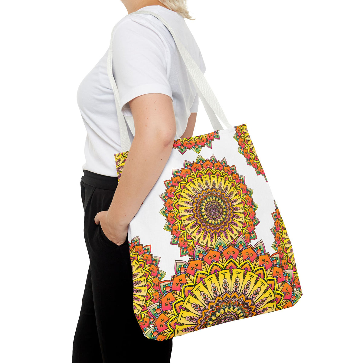 Solar Mandala Tote Bag