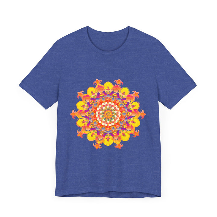 Vibrant Mandala Tee with an Intricate and Colorful Design for a Unique and Eye-Catching Look