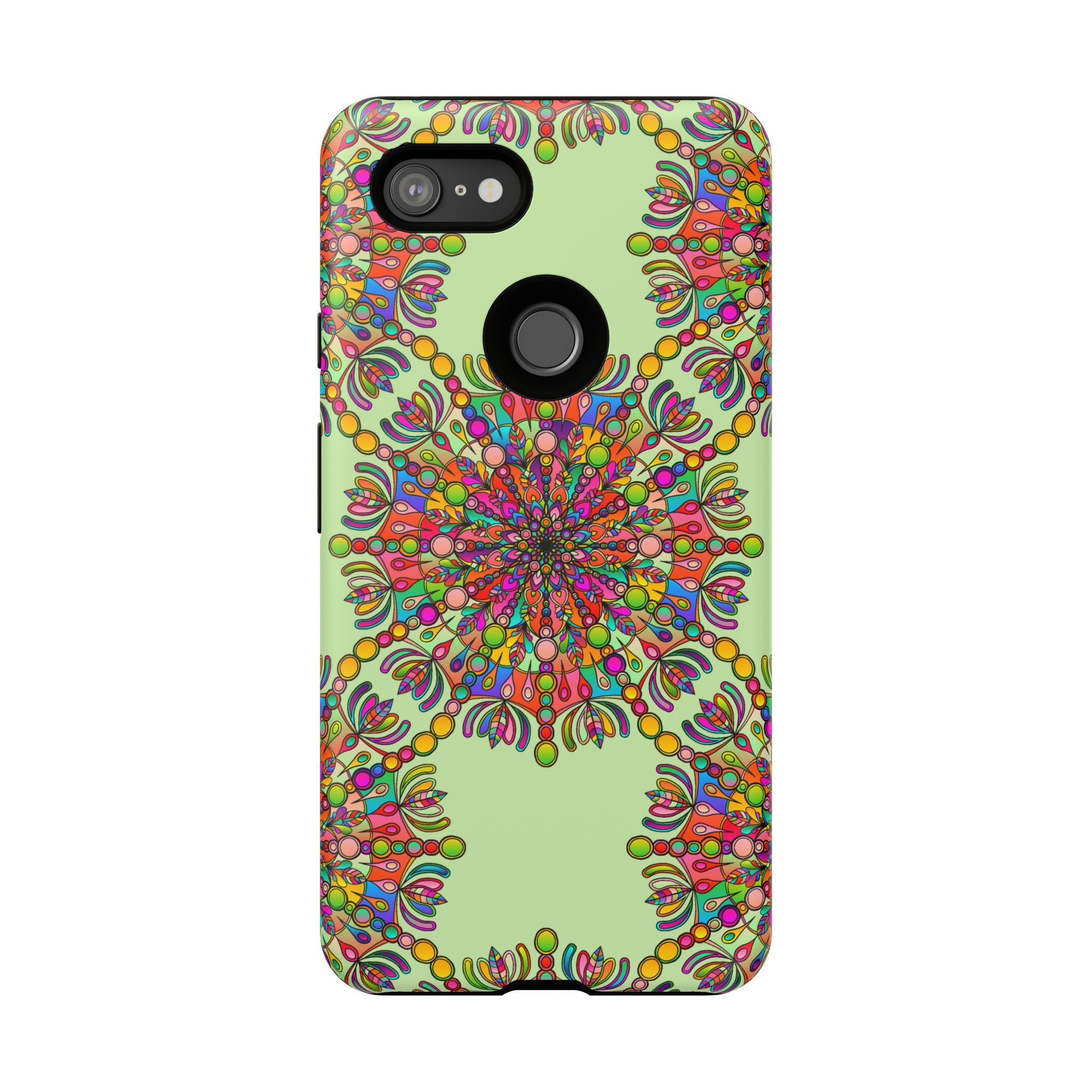 Intricate Mandala Phone Case in Lively Colors for Unique Style