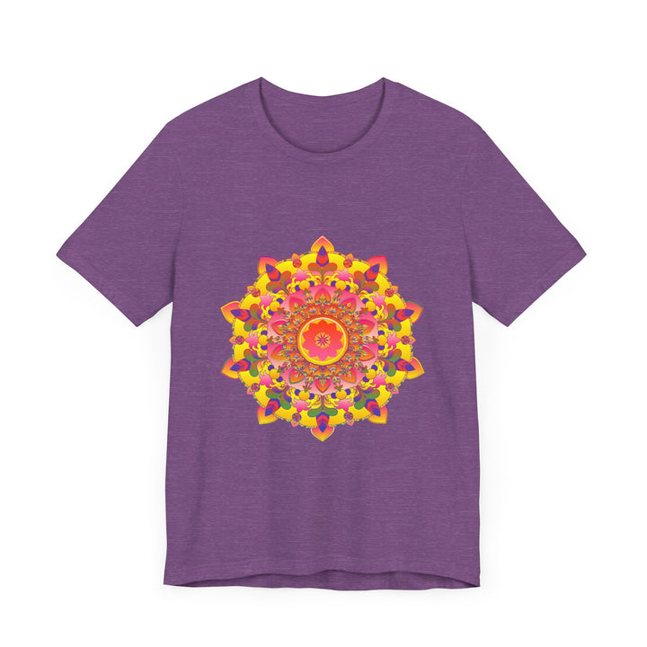 Vibrant Mandala Tee featuring colorful and intricate spiritual art design