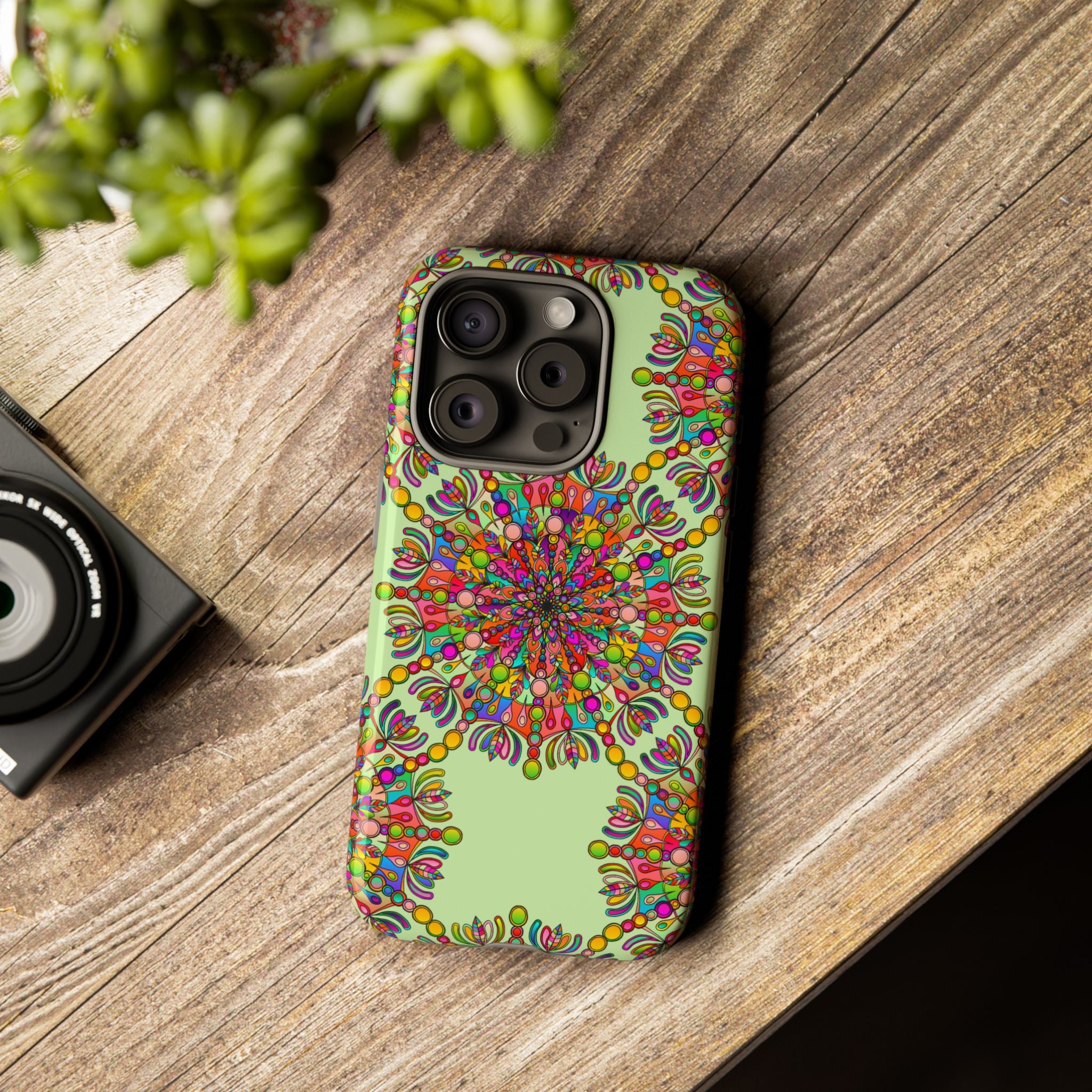 Vibrant Mandala iPhone & Google Pixel Case | Tough Cases