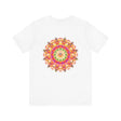 Vibrant Mandala Tee featuring intricate spiritual design for inner peace and harmony