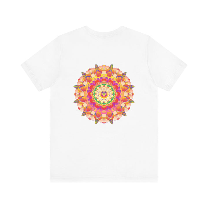 Vibrant Mandala Tee featuring intricate spiritual design for inner peace and harmony