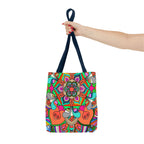 Colorful Mandala Tote Bag — Vibrant Boho All-Over Print Beach & Market Tote