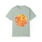 Handmade Mandala T-Shirt featuring intricate design, perfect for both men and women, ideal for yoga and meditation practices