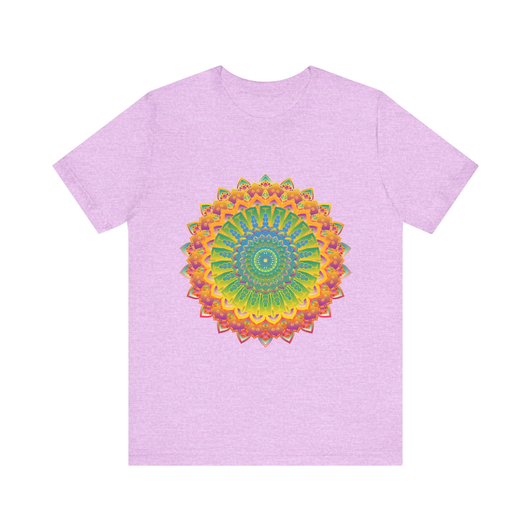 Vibrant Mandala Tee featuring intricate and detailed art and design