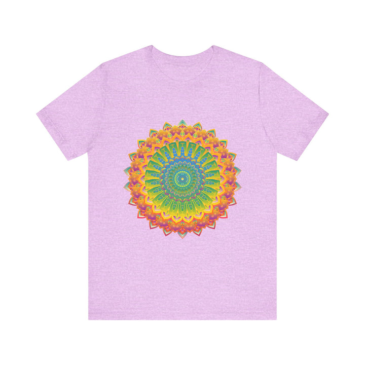 Vibrant Mandala Tee featuring intricate and detailed art and design