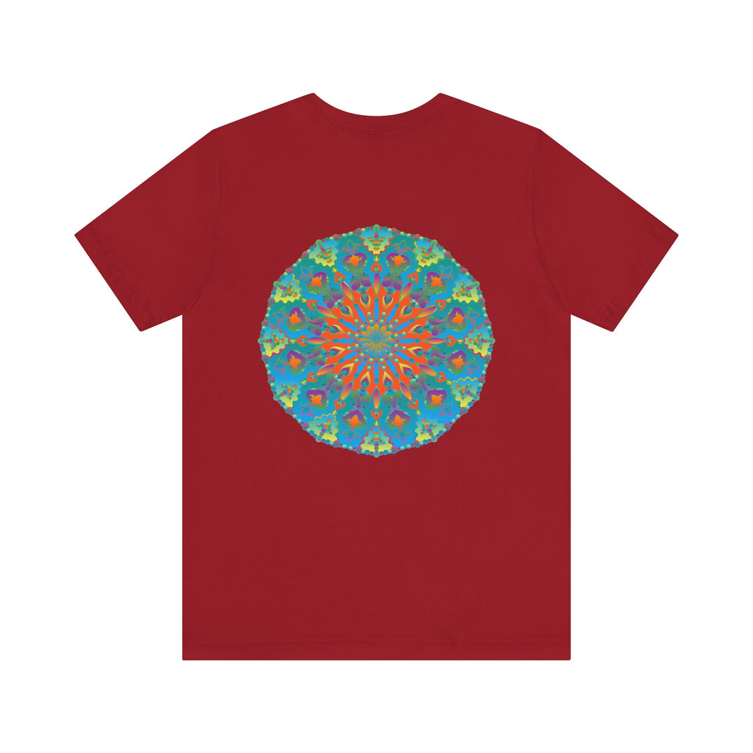 Eye-catching mandala tee for those seeking spiritual balance