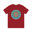 Eye-catching mandala tee for those seeking spiritual balance