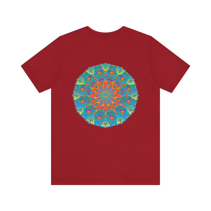 Eye-catching mandala tee for those seeking spiritual balance