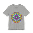 Colorful Mandala Peace T-Shirt featuring spiritual art and vibrant, intricate design