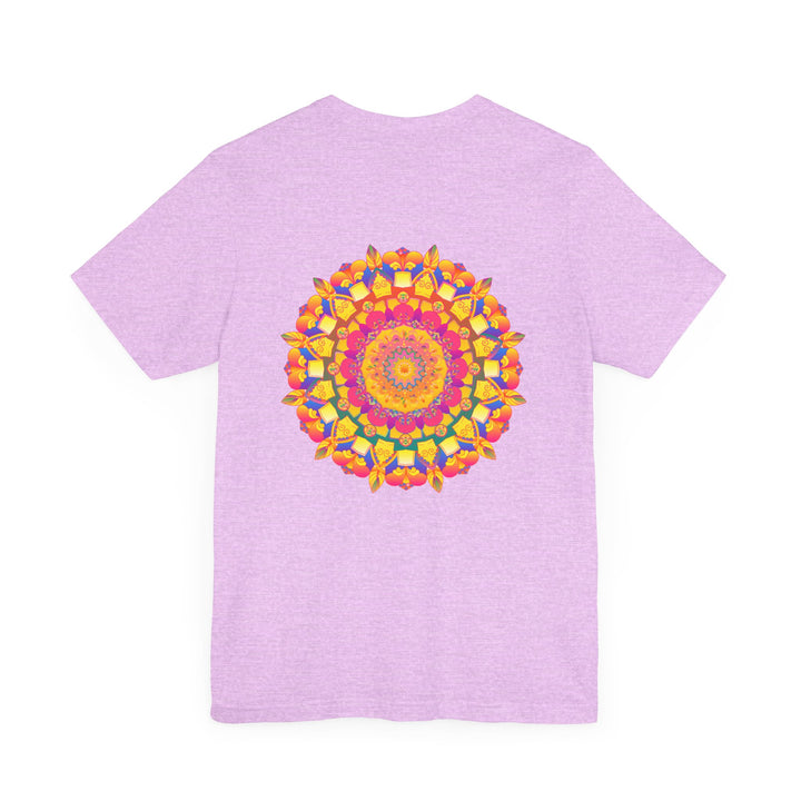 Vibrant Mandala T-Shirt featuring intricate design in vibrant colors promoting peace and harmony for a harmonious and stylish look